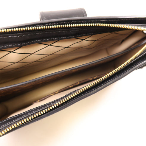 LOUIS VUITTON LV GHW Trunk Clutch Shoulder Bag M43596 Monogram Reverse Brown