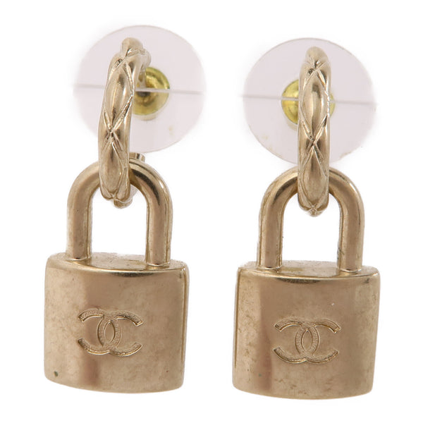 CHANEL CC Earrings Metal Gold v2