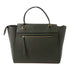 CELINE GHW Mini Belt Bag 2 Way Shoulder Handbag Calfskin Leather Green