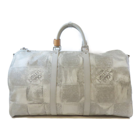 LOUIS VUITTON LV Keepall 50 Bandouliere Travel Boston Bag N50069 Coated Canvas