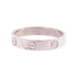 CARTIER Mini Love Ring Cartier#56 US#7.25 18K White Gold