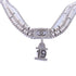 CHANEL CC Necklace Accessories Metal PVC Silver White