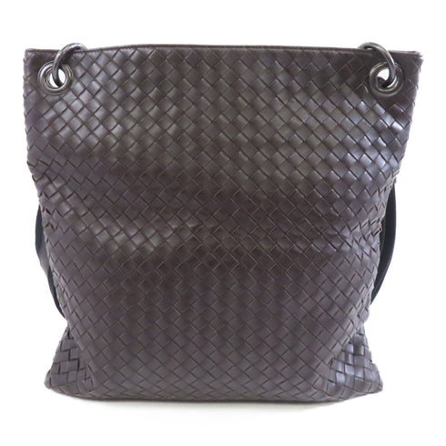 BOTTEGA VENETA BV Shoulder Bag 161623 Calfskin Leather Brown