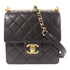 CHANEL Quilted CC GHW Chic Pearls Flap Chain Shoulder Bag Lambskin Leather Black