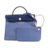 HERMES SHW Herbag PM 2Way Shoulder Bag Canvas C 7E Bleu Brighton 73 Bleu Saphir