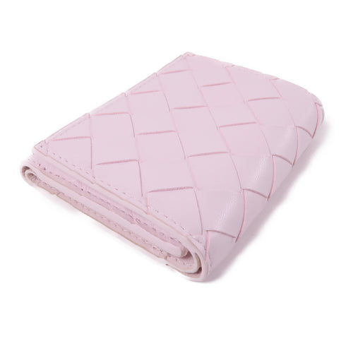BOTTEGA VENETA BV Wallet Intrecciato Leather Pink