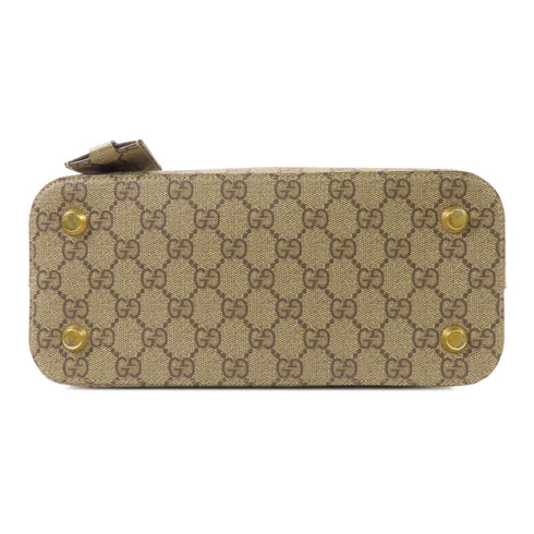 GUCCI GG GHW Gucci x Balenciaga Shoulder Bag 681699 PVC Coated Canvas Brown