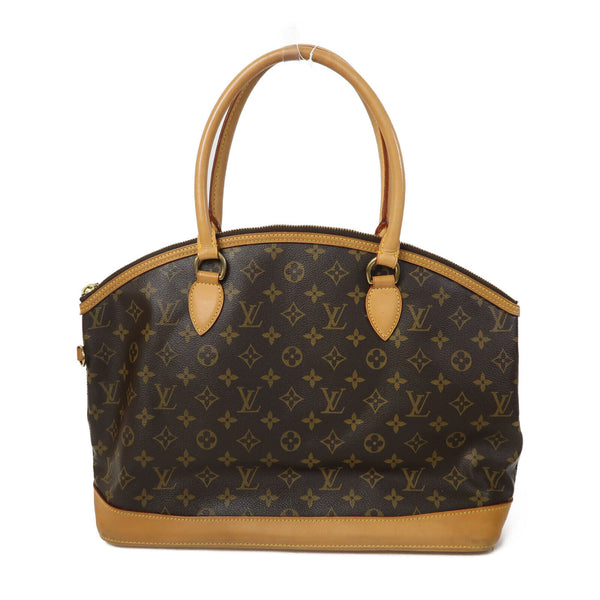 LOUIS VUITTON LV GHW Lockit Horizontal Handbag M40104 Monogram Brown
