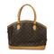 LOUIS VUITTON LV GHW Lockit Horizontal Handbag M40104 Monogram Brown