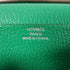 HERMES PHW Bearn Soufflet Wallet 039078CC Chevre Leather Green