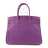 HERMES GHW Birkin 30 Handbag Togo Leather P9 Anemone