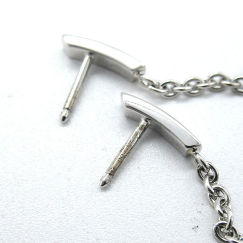 CARTIER Diamond Mon Amour Dangle Heart Earrings 18K White Gold