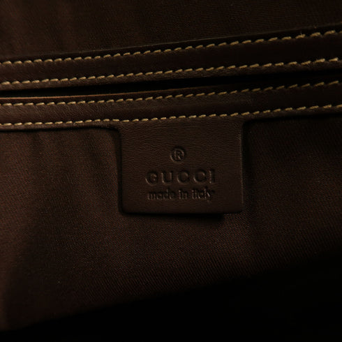 GUCCI GG GHW Messenger Bag Shoulder Bag Coated Canvas 201725 Beige