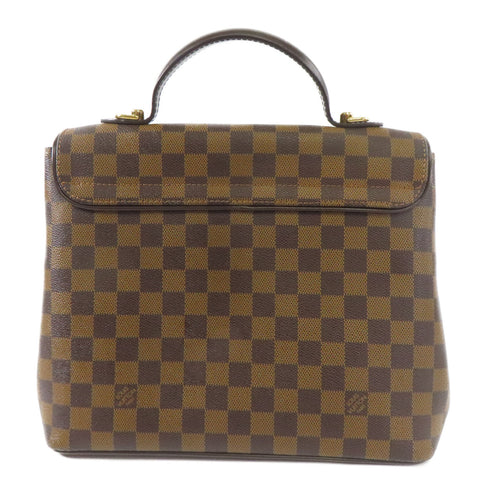 LOUIS VUITTON LV GHW Bergamo MM Handbag N41168 Damier Brown