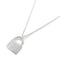 TIFFANY&CO Padlock Diamond Necklace 18K White Gold