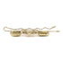 CHANEL CC Hair Clip Metal Crystal Gold