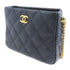 CHANEL Quilted CC GHW Chain Shoulder Bag AS3830 Leather Black