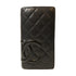 CHANEL Quilted CC Cambon Line Long Wallet Calfskin Leather Black
