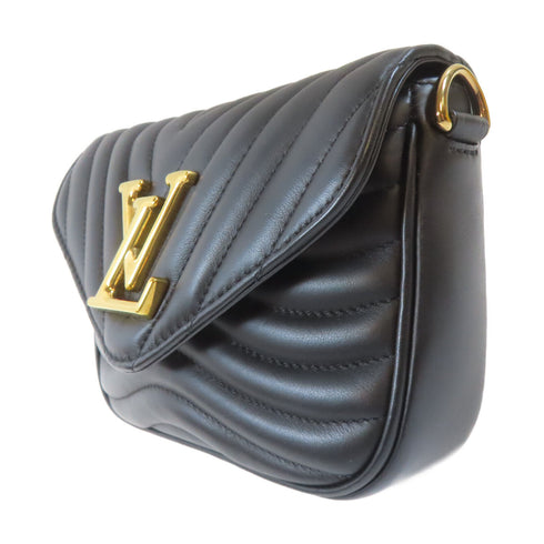 LOUIS VUITTON LV GHW New Wave Multi Pochette 2Way Shoulder M56461 Calfskin Black