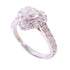 GRAFF 0.59ct Diamond Ring #4.75 18K White Gold