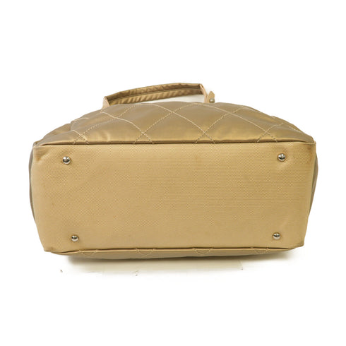 CHANEL CC SHW Paris-Biarritz Tote Bag A34210 Canvas Gold