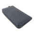 BOTTEGA VENETA BV Zipped Long Wallet Intrecciato Leather Blue