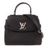 LOUIS VUITTON LV SHW Lockme Ever BB Shoulder Bag M53937 Calfskin Leather Black