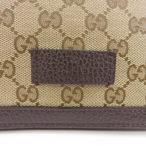 GUCCI GG SHW Shoulder Bag 449171 Canvas Brown