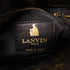 LANVIN GHW Chain Shoulder Bag Canvas Black