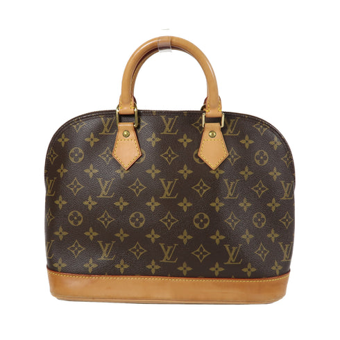 LOUIS VUITTON LV GHW Alma Handbag M51130 Monogram Brown v4