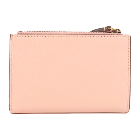 GUCCI GG Wallet Calfskin Leather Pink