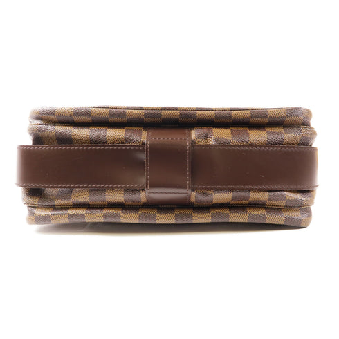 LOUIS VUITTON LV GHW Naviglio Shoulder Messenger Bag N45255 Damier Brown v2