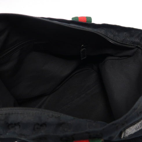 GUCCI GG SHW Shoulder Bag 131230 Canvas Black