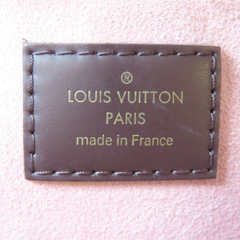 LOUIS VUITTON LV GHW Normandy 2 Way Bag N41488 Damier Ebene Brown/Pink