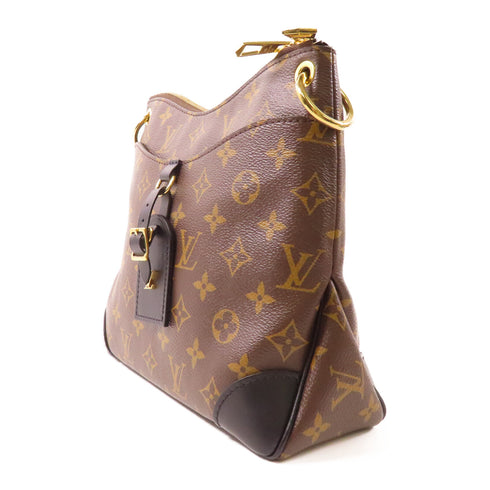 LOUIS VUITTON LV GHW Odeon PM Monogram Shoulder Bag M45353 Brown