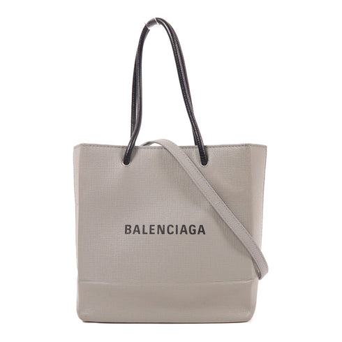 BALENCIAGA SHW 2 Way Bag 597858.1160 Calfskin Leather Grey