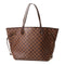 LOUIS VUITTON LV GHW Neverfull MM Shoulder Tote Bag N51105 Damier Brown v4