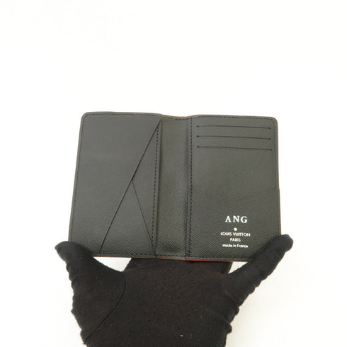 LOUIS VUITTON LV Card Case N60130 Damier Graphite Black