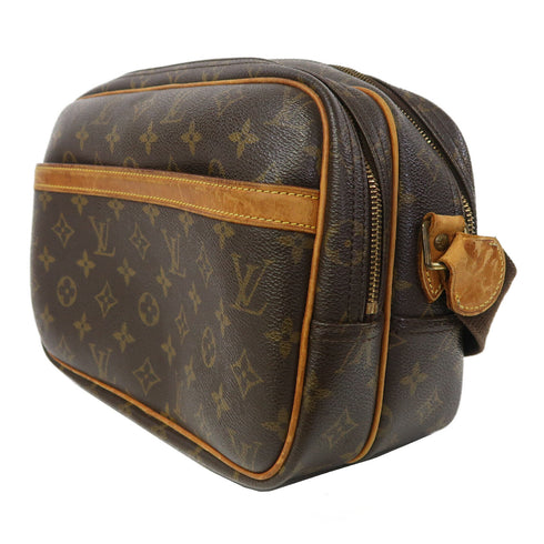 LOUIS VUITTON LV GHW Reporter PM Shoulder Bag M45254 Monogram Brown