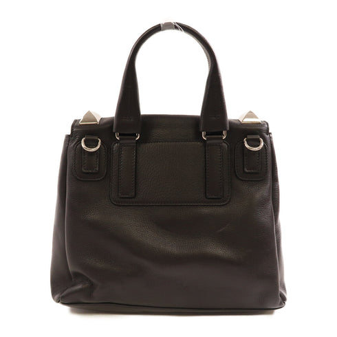 GIVENCHY SHW 2 Way Shoulder Bag Calfskin Leather