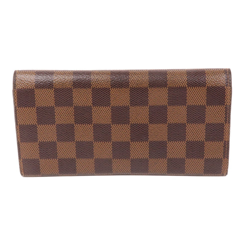 LOUIS VUITTON LV Long Wallet N61289 Damier Ebene