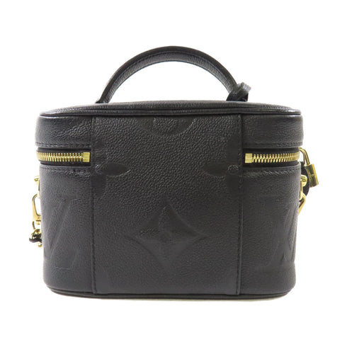 LOUIS VUITTON LV Vanity Case Chain Shoulder Bag M45598 Monogram Empreinte Black