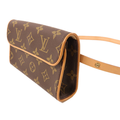 LOUIS VUITTON LV GHW Pochette Florentine Waist Bag M51855 Monogram