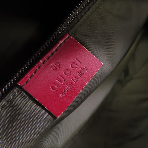 GUCCI GG Boston Bag Travel Bag GG Canvas 153240 Brown Red