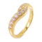 Fine Jewelry Diamond Ring Precept US#4.5 18K Yellow Gold