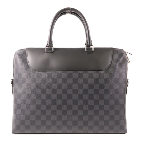 LOUIS VUITTON LV SHW Porte-Documents Jour 2 Way Bag N48260 Damier Graphite