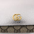 GUCCI GHW GG Marmont Wallet 598587 Coated Canvas Brown Silver