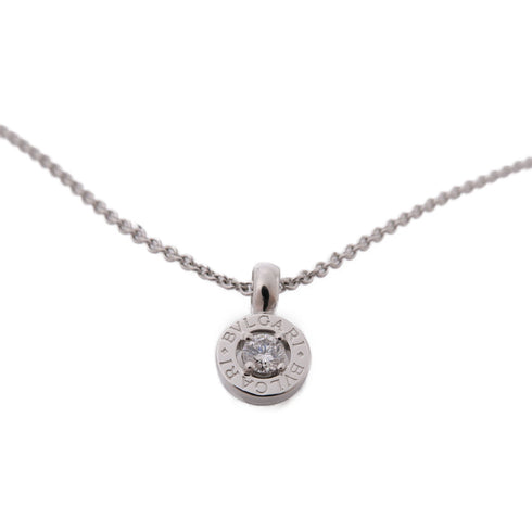 BVLGARI Diamond Necklace 18K White Gold