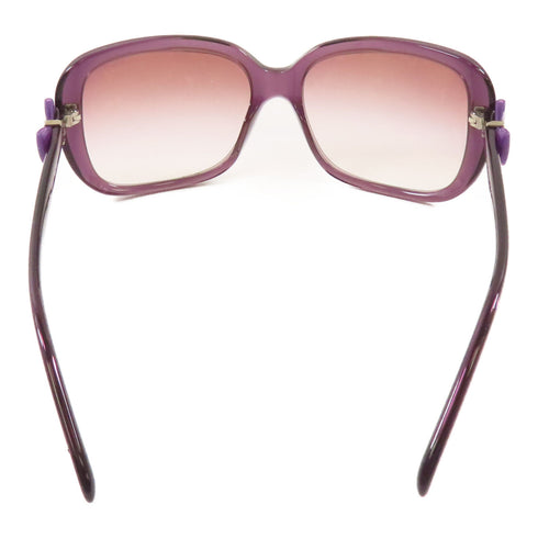 CHANEL CC Sunglasses PVC Purple