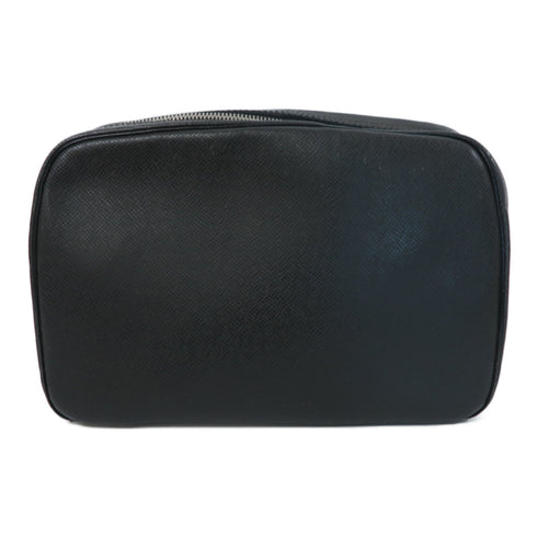LOUIS VUITTON LV SHW Trousse Toilette GM Clutch Bag Pouch Taiga Black